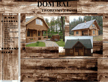 Tablet Screenshot of dombal-babin.pl